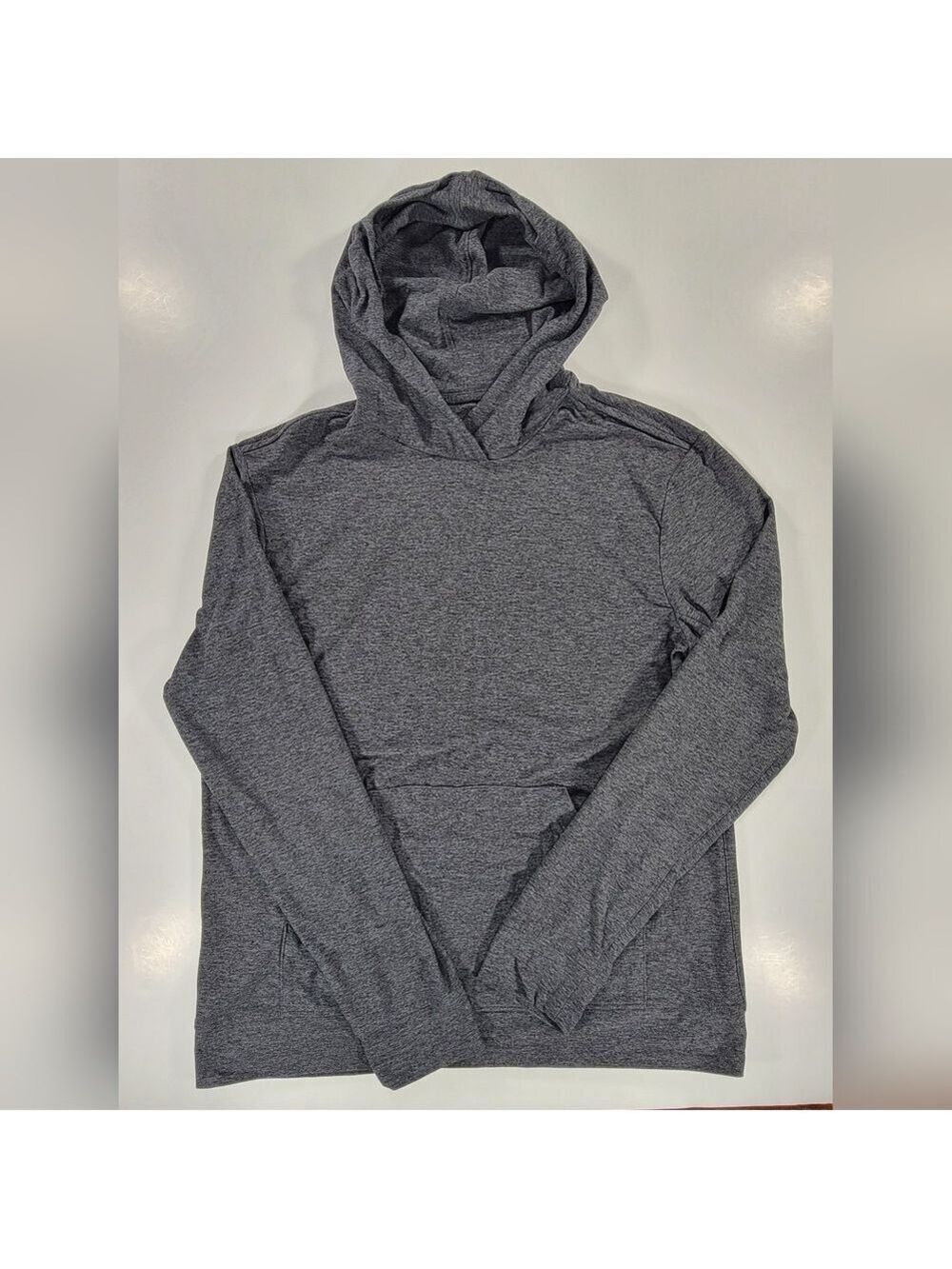 Outdoor Voices Cloudknit Hoodie Mens Large Pullover Performance Stretch Gray